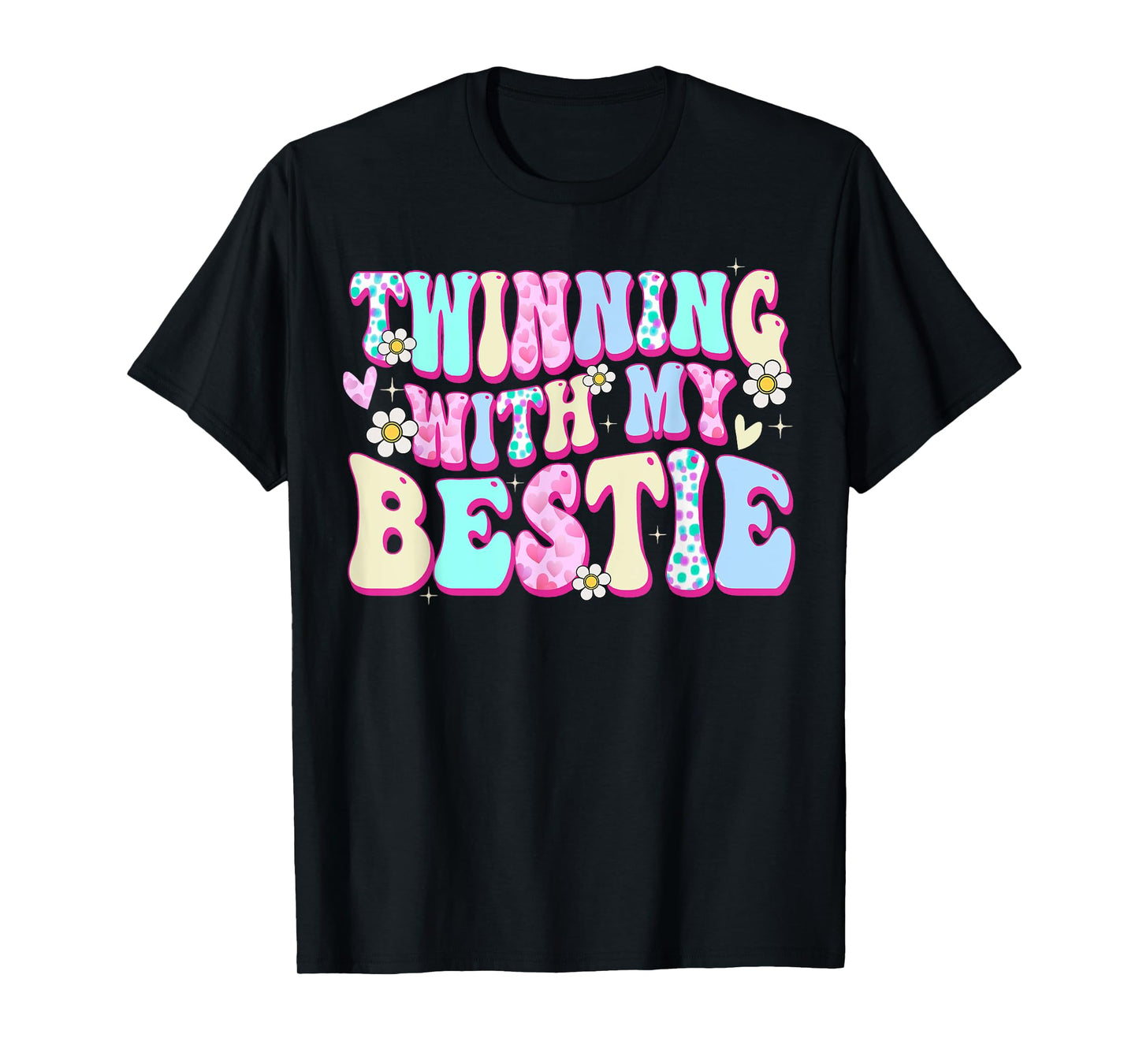 Friends Twinning With My Bestie Spirit Week Girls Matching T-Shirt