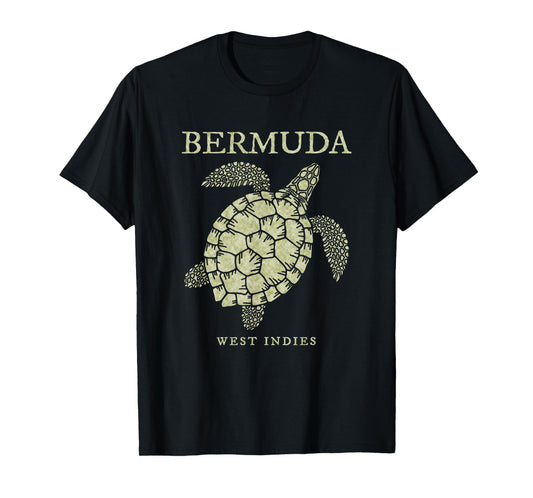 Bermuda Sea Turtle Girls Boys Toddler Souvenir Mens Womens T-Shirt