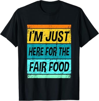Retro County Fair Shirt Fair Food State Shirt Men Women Kids T-Shirt
