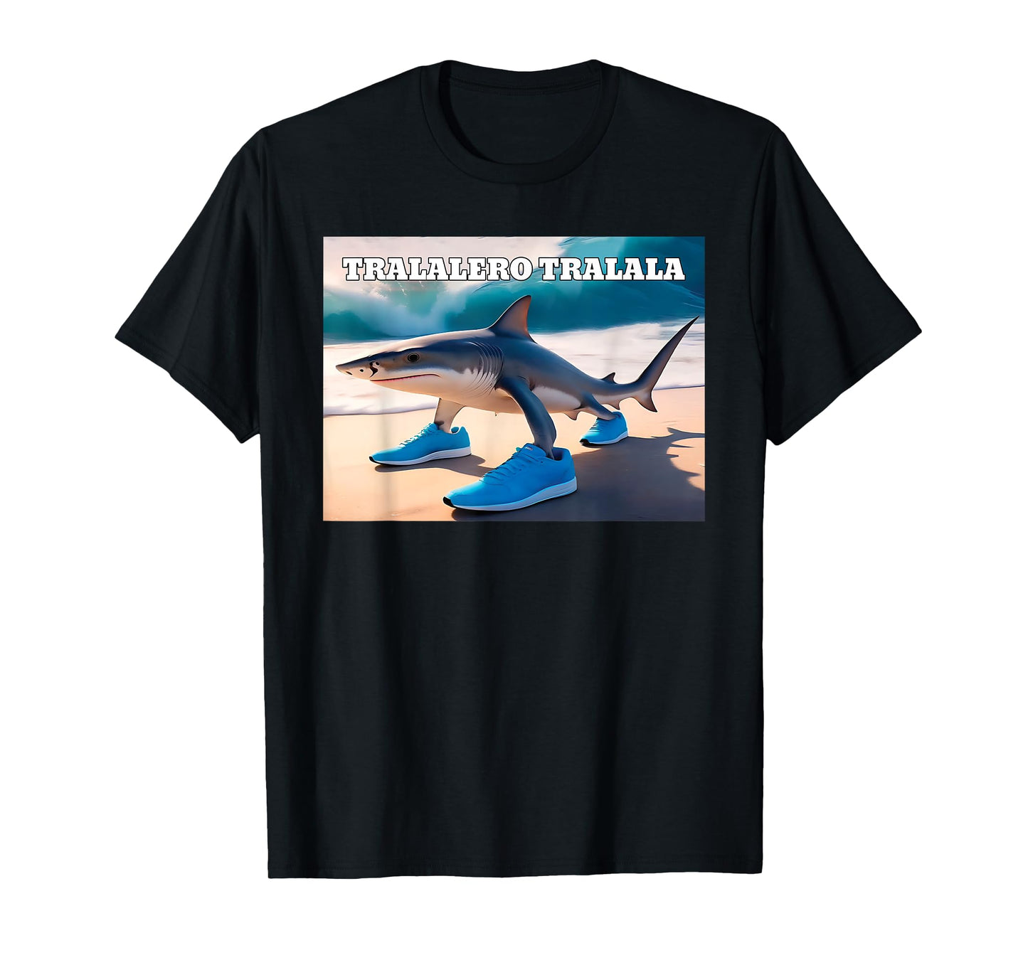 Tralalero Tralala Funny Shark Meme T-Shirt