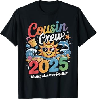 Cousin Crew 2025 Pajamas Kids Girls Toddler Matching T-Shirt