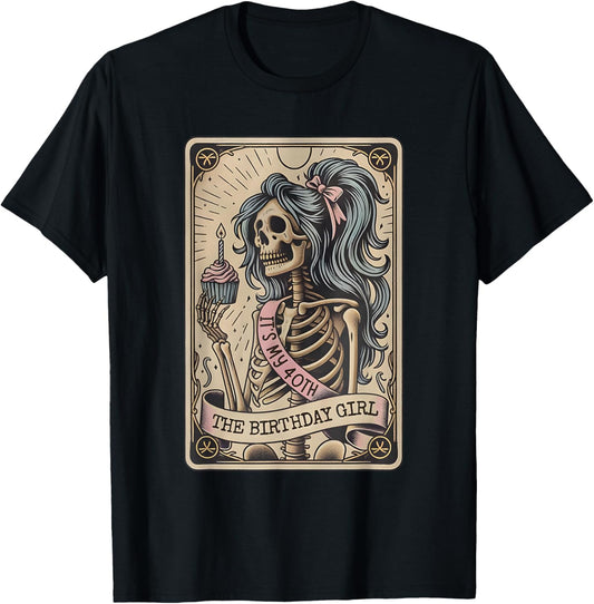 It's My 40th Birthday Tarot Card, Funny Skeleton Birthday T-Shirt