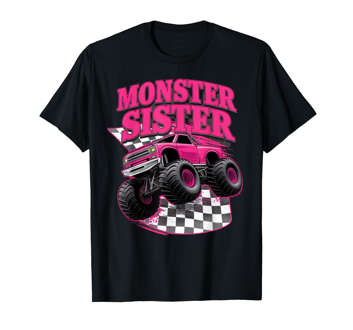 Monster Truck Sister Monster Truck Are My Jam Truck Lovers T-Shirt