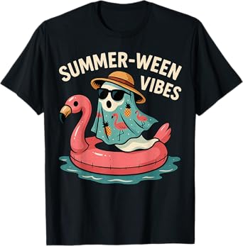 Halloween Summer Ween Funny Boo Float Costume T-Shirt
