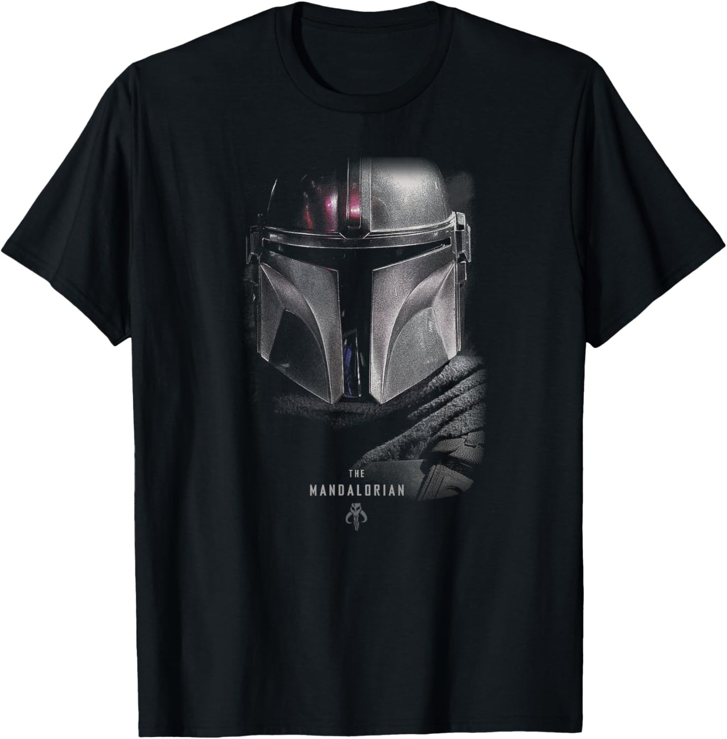 Star Wars The Mandalorian Dark Portrait T-Shirt