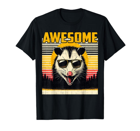 Opossum-Shirt Funny Awesome Possum Men Dad Father's Day T-Shirt