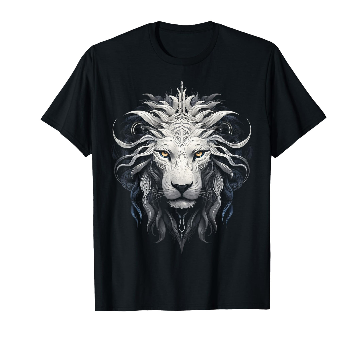 Lion Mandala Animal Zoo Illustration Lion T-Shirt