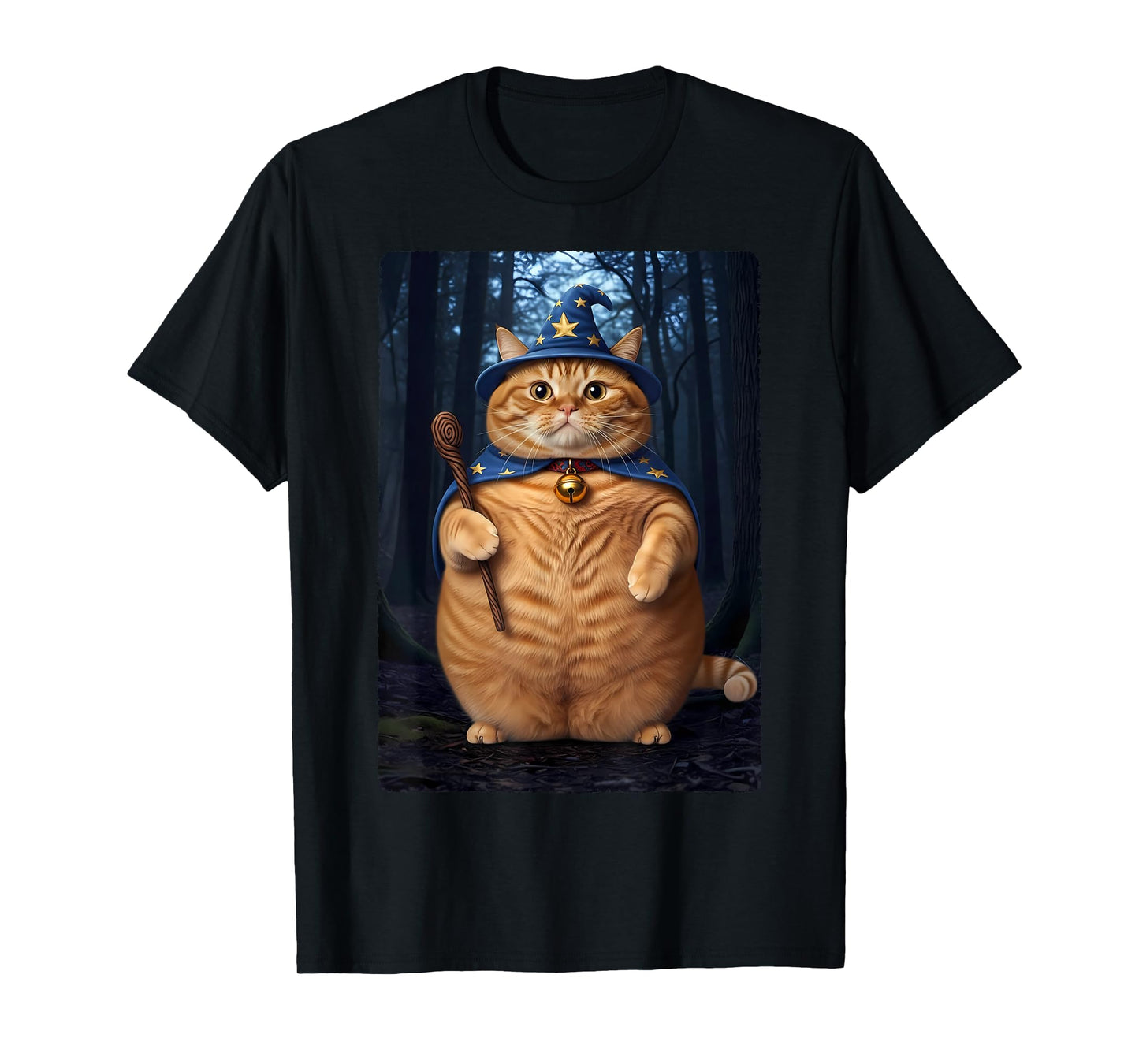 Wizard Cat Witch Funny Halloween Men Women Kid Cute Cat Meme T-Shirt