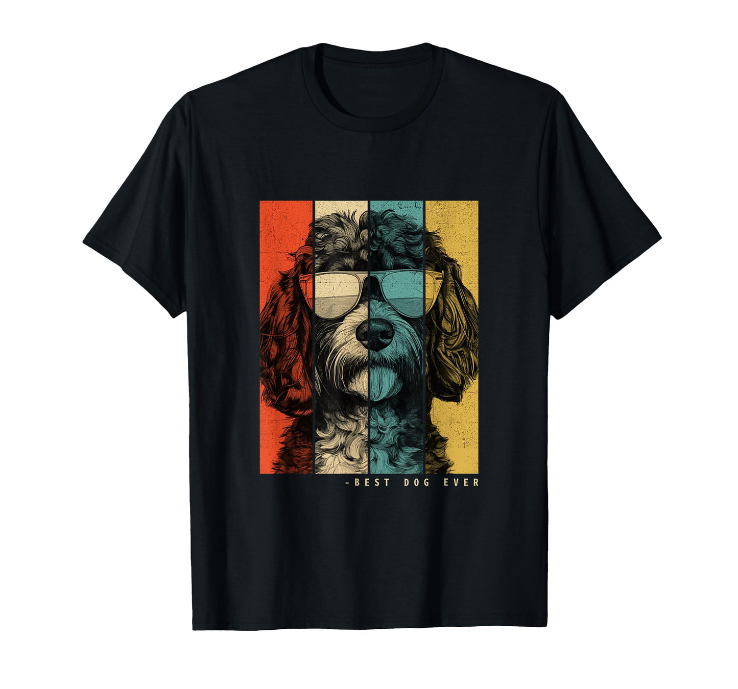 Vintage Cockapoo Dog Mom Dad Kids Men Women T-Shirt
