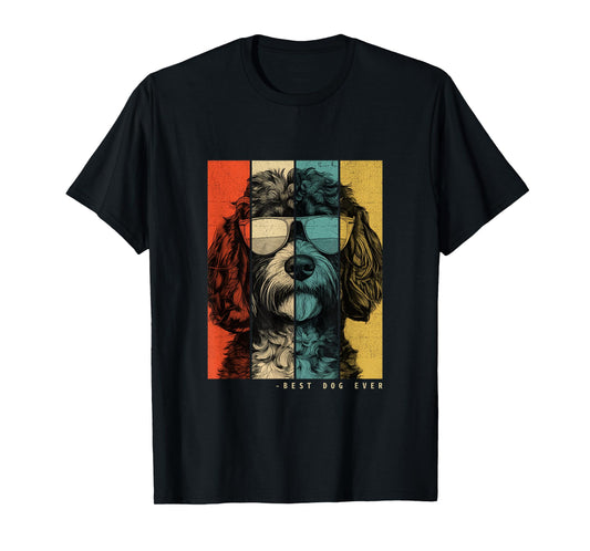 Vintage Cockapoo Dog Mom Dad Kids Men Women T-Shirt
