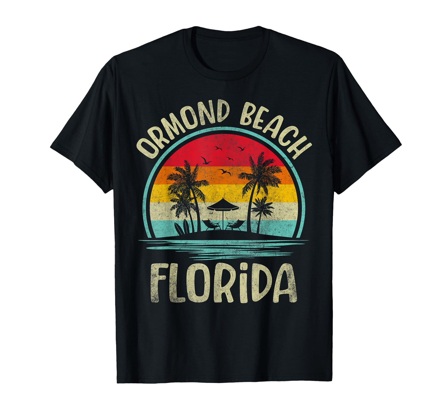 Ormond Beach Florida Palm Tree Family Summer Vacation T-Shirt