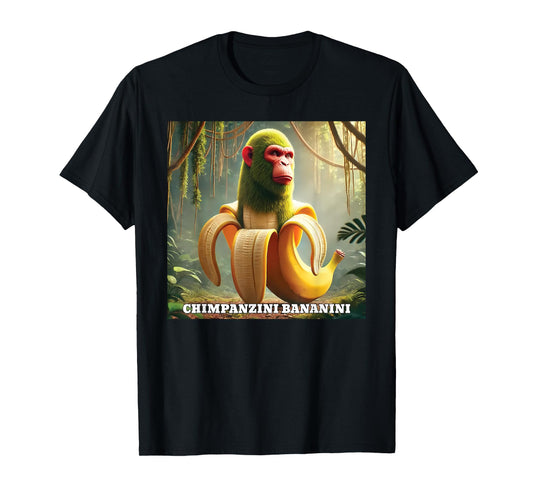 Chimpanzini Bananini Monkey Meme T-Shirt