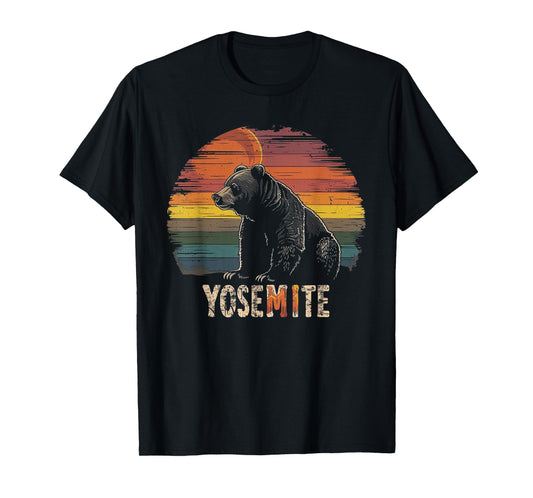 Yosemite - US National Park Vintage Men Women Kids Retro T-Shirt