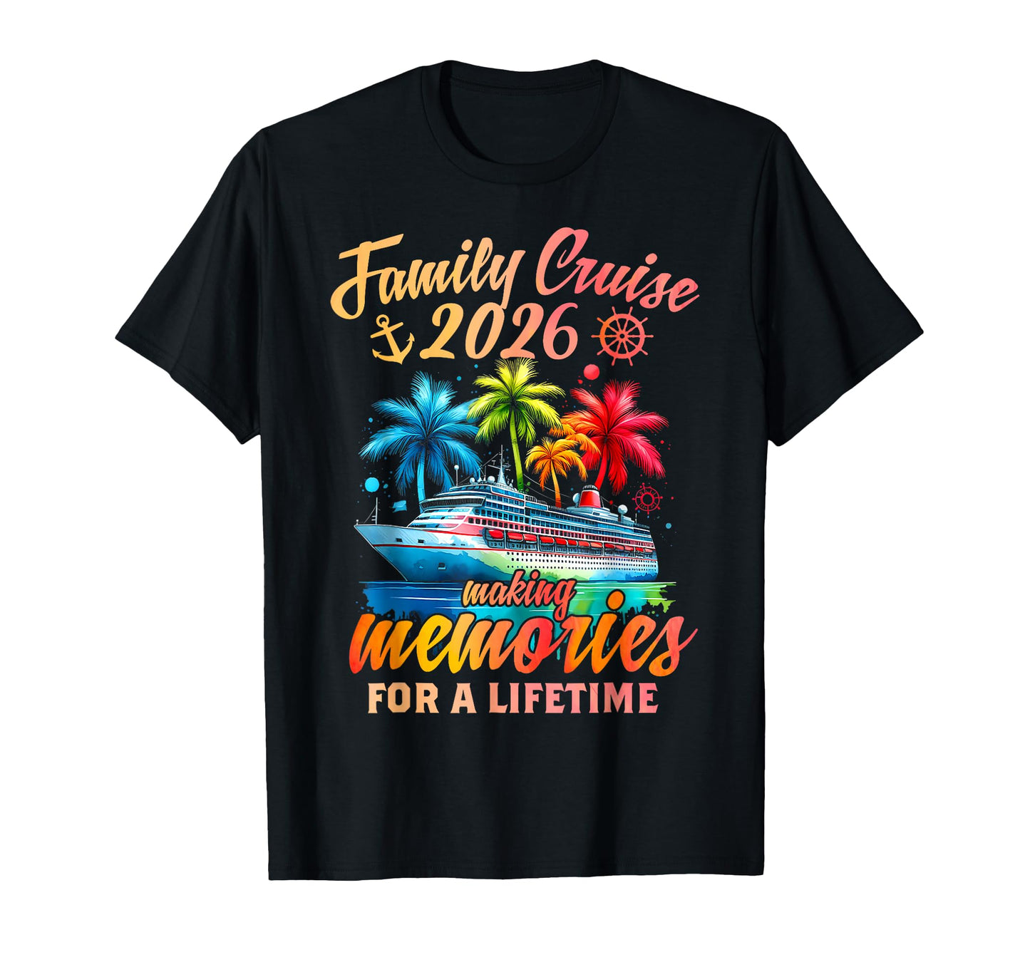Family Cruise 2026 Family Matching Cruise Vacation Party T-Shirt