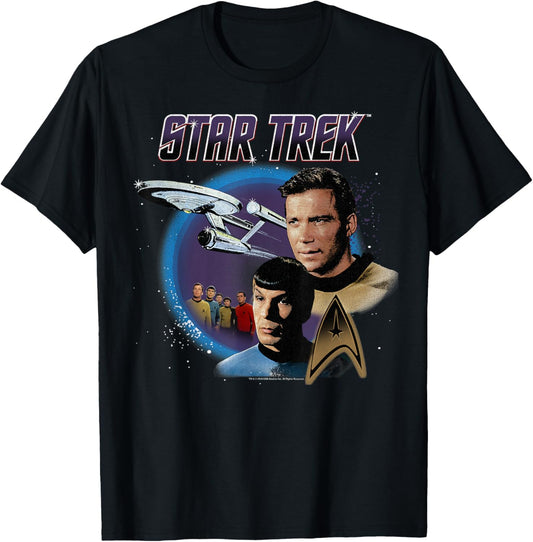 Star Trek Original Series Vintage Enterprise T-Shirt