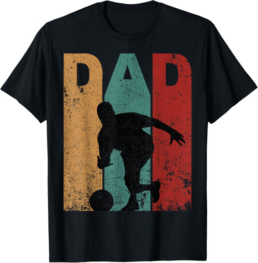 Vintage Bowling Dad Fathers Day Bowling Father T-Shirt