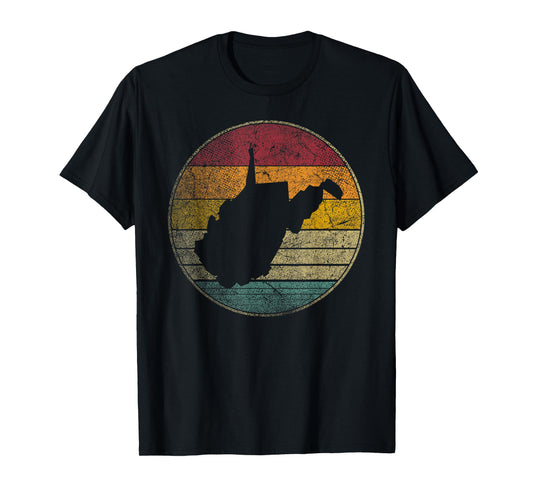 West Virginia Shirt Love Sun Retro Vintage Men Women Gift T-Shirt