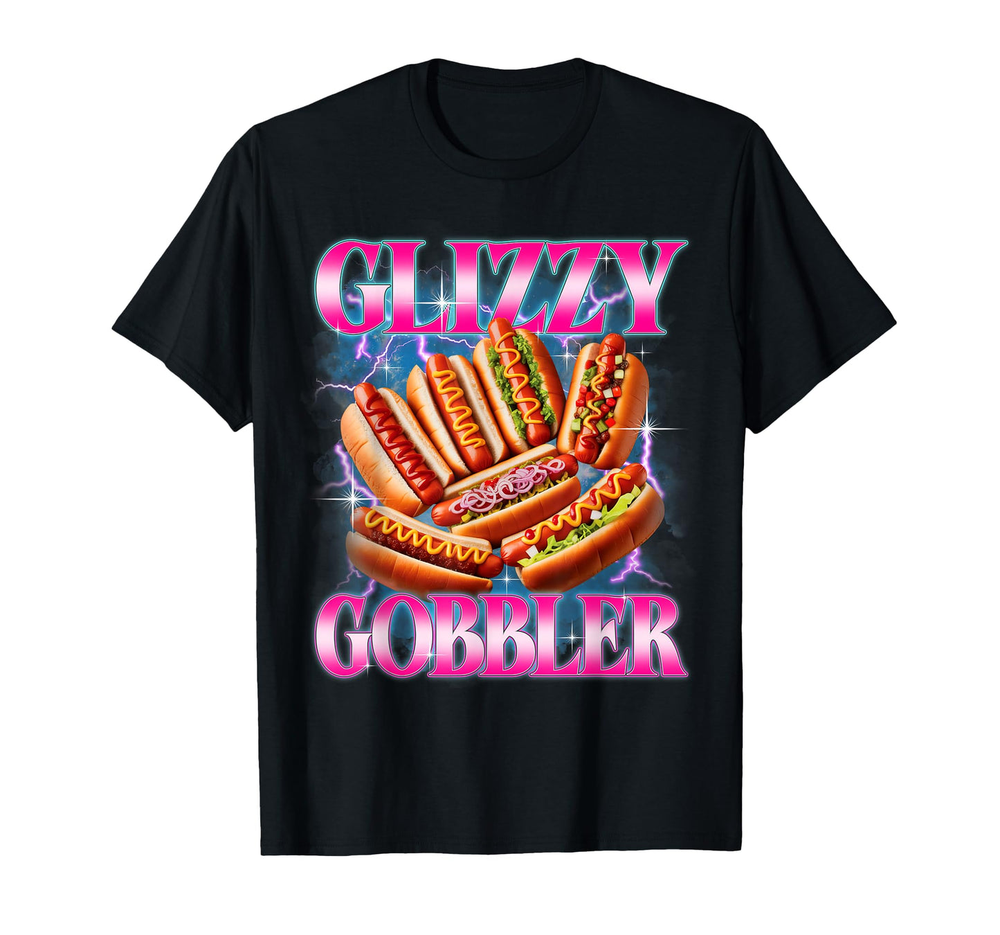 Funny Glizzy Gobbler Meme Hilarious Hot Dog Glizzy Lover T-Shirt