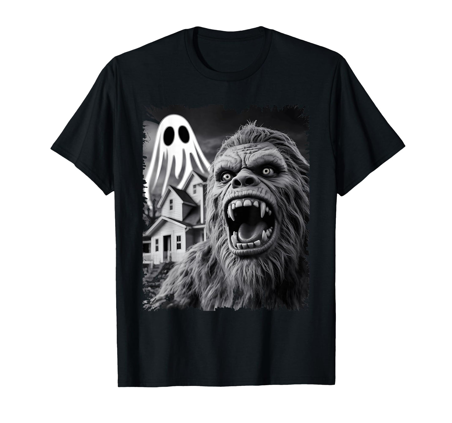 Funny Bigfoot Sasquatch Halloween Costume for Boys Kids Men T-Shirt