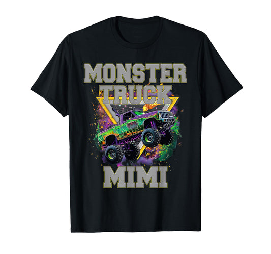 Monster Truck Mimi Monster Truck Are My Jam Truck Lovers T-Shirt