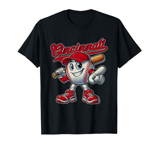 Vintage Cincinnati Proud Name Men Women Kids Girls Boys T-Shirt