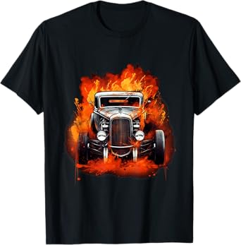 Hot Rod Rat Rod Vintage Classic Car Men T-Shirt
