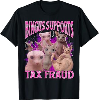 Bingus My Beloved Funny Sphinx Cat Meme Bootleg Graphic T-Shirt
