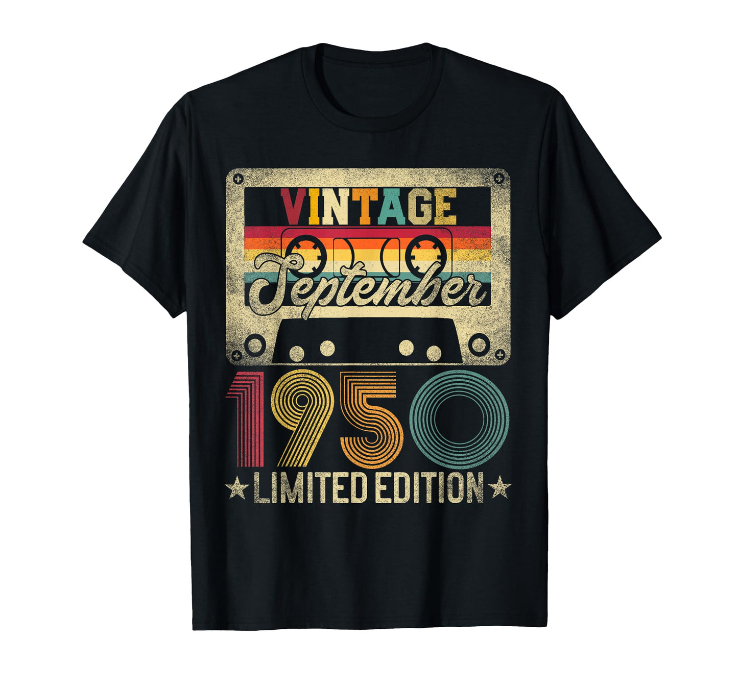 75th Birthday - Vintage September 1950 75 Years Old T-Shirt