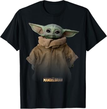 Star Wars The Mandalorian The Child Simple Portrait T-Shirt