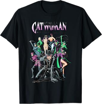 DC Catwoman Cover Nine Lives T-Shirt