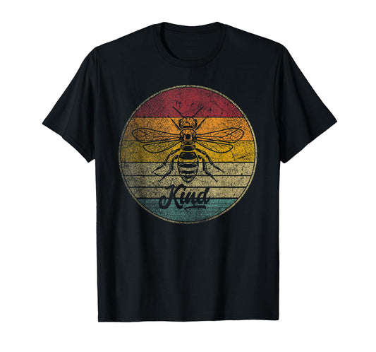 Bee Be Kind - Vintage Love Women Kids Men Retro Graphic Cool T-Shirt