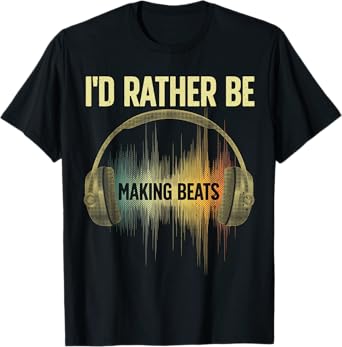 Cool Music Producer Art For Men Women Disc Jockey Beat Maker T-Shirt