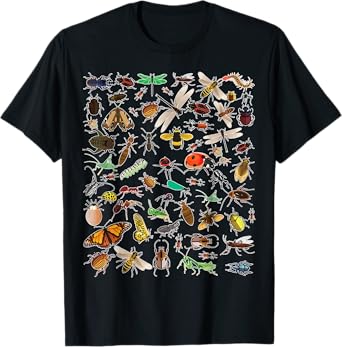 Cool Lots Of Bugs | Funny Insect Lover Entomologist Boy Gift T-Shirt