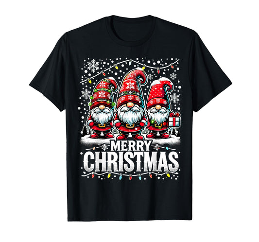 Merry Christmas Gnome Funny Family Christmas T-Shirt