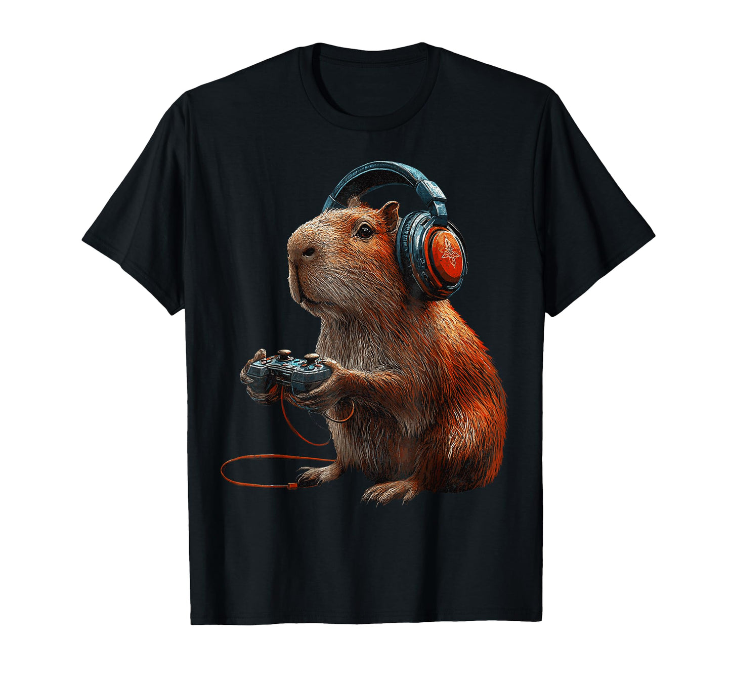Funny Graphic Capybara Video Games for Gamer T-Shirt