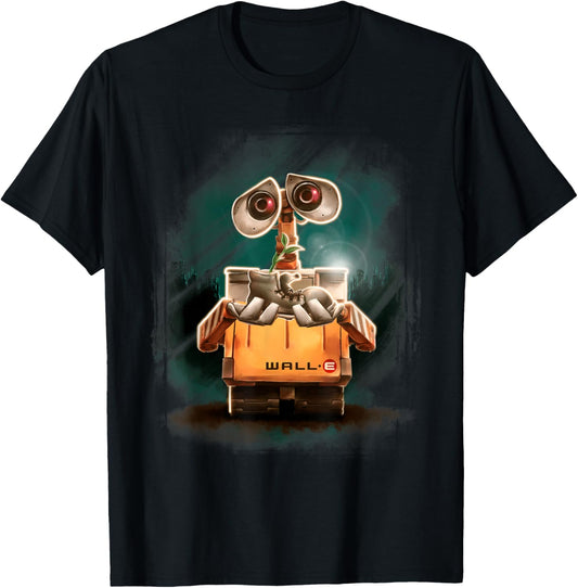 Disney Pixar Wall-E Plant Shoe Night Graphic T-Shirt T-Shirt