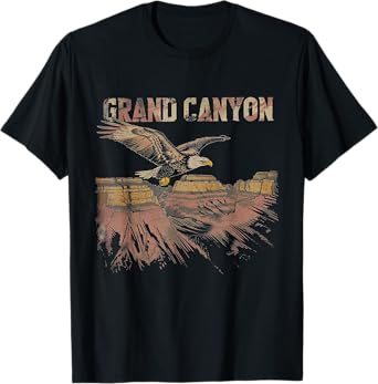 Grand Canyon - US National Park Vintage Men Women Kids Retro T-Shirt