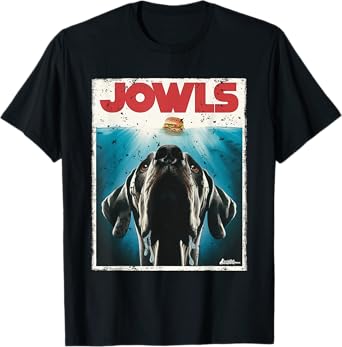 MonsterMuttz Funny Great Dane Jowls, Paws Top, Drooling, Dog Mom, Dog Dad T-Shirt