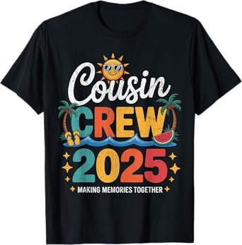 Cousin Crew 2025 Pajamas Kids Girls Toddler Matching T-Shirt