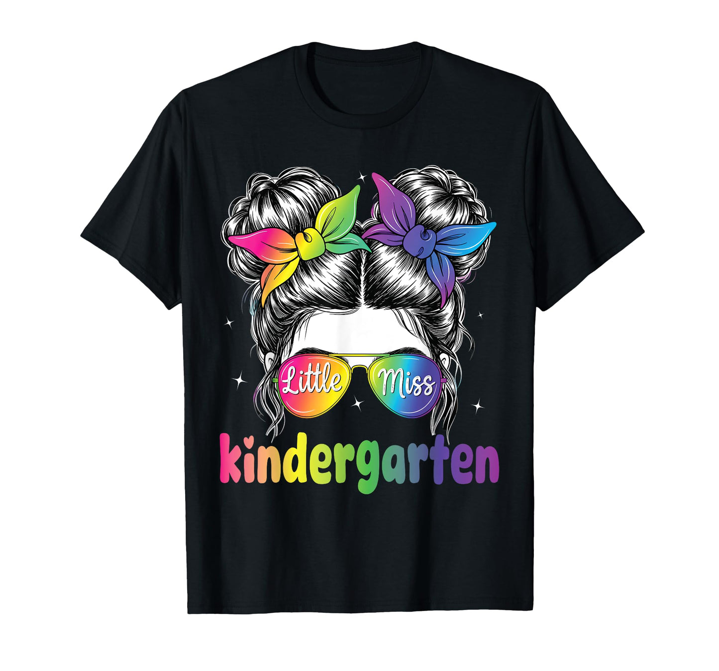 Little Miss Kindergarten First Day Of School 1st Day Girls T-Shirt