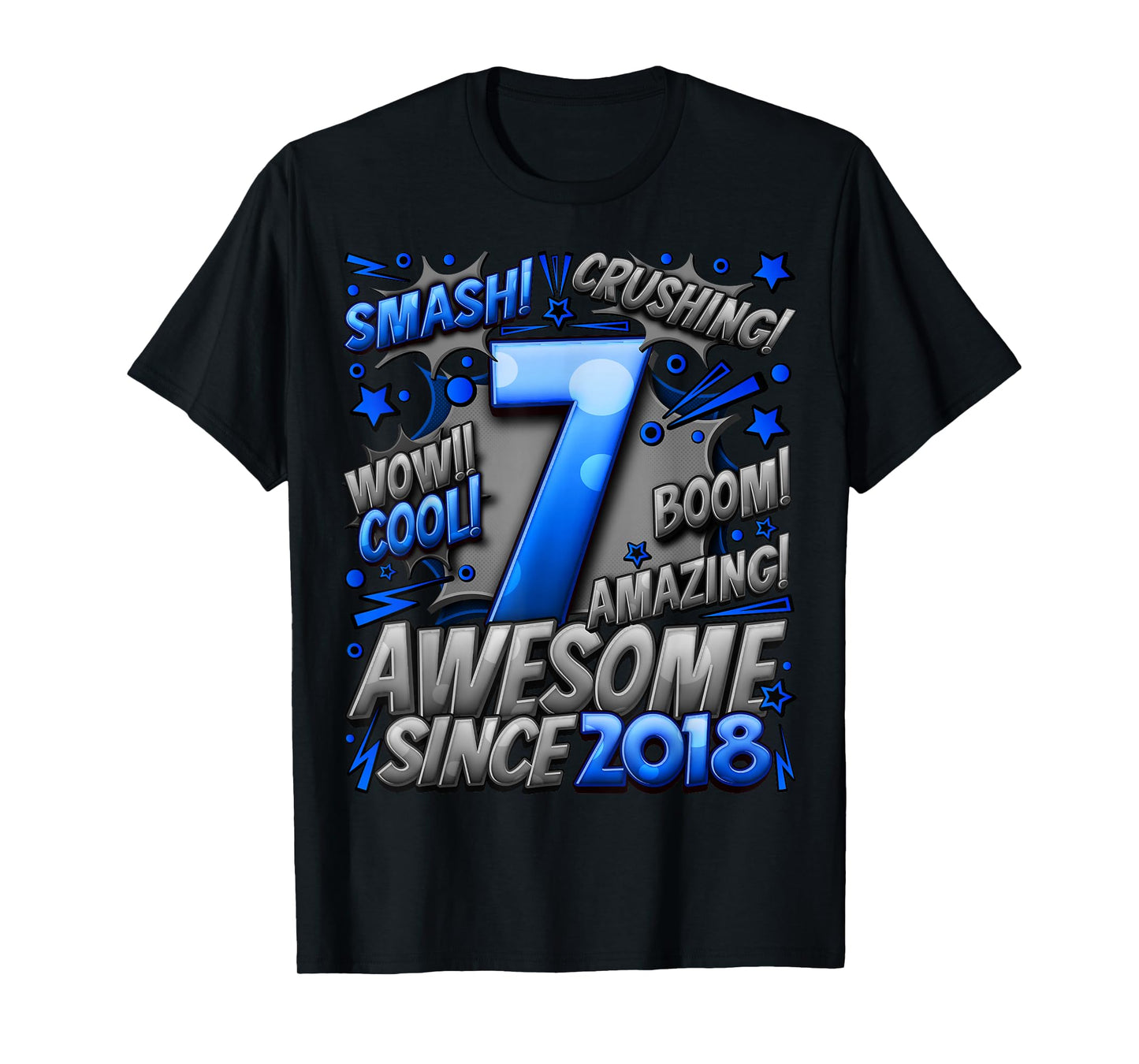 7 Year Old Gifts For Boys 7th Birthday Boy 7 Year Old Boy T-Shirt