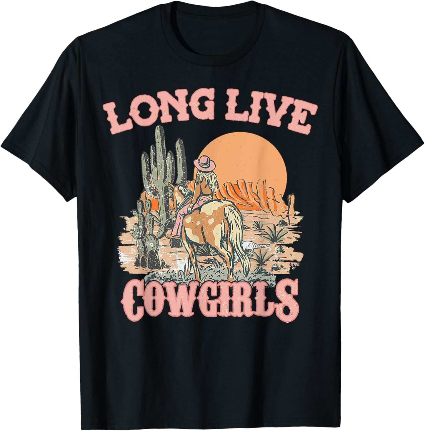 Long Live Howdy Rodeo Western Country Southern Cowgirls T-Shirt