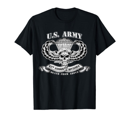 82nd Airborne Division Paratrooper Veteran Fort Bragg Gifts T-Shirt