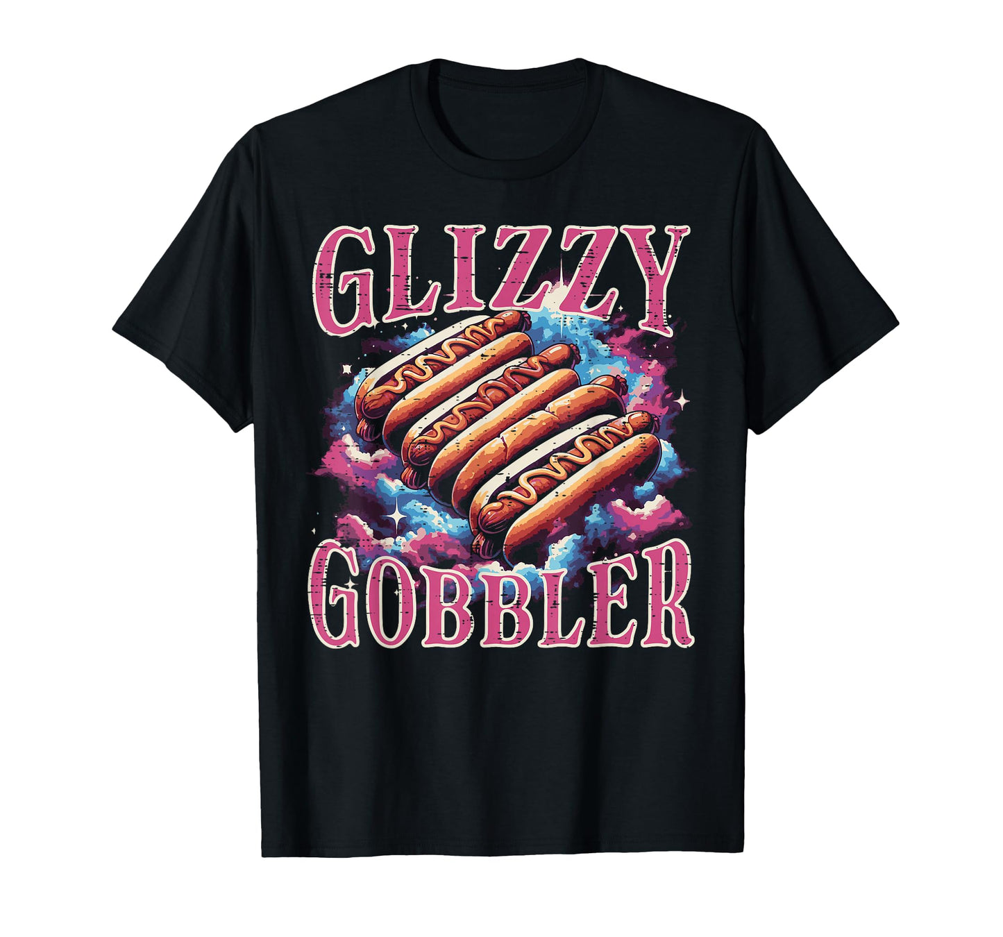 Glizzy Gobbler Hotdogs Funny Meme Food Men Women Boys Kids T-Shirt