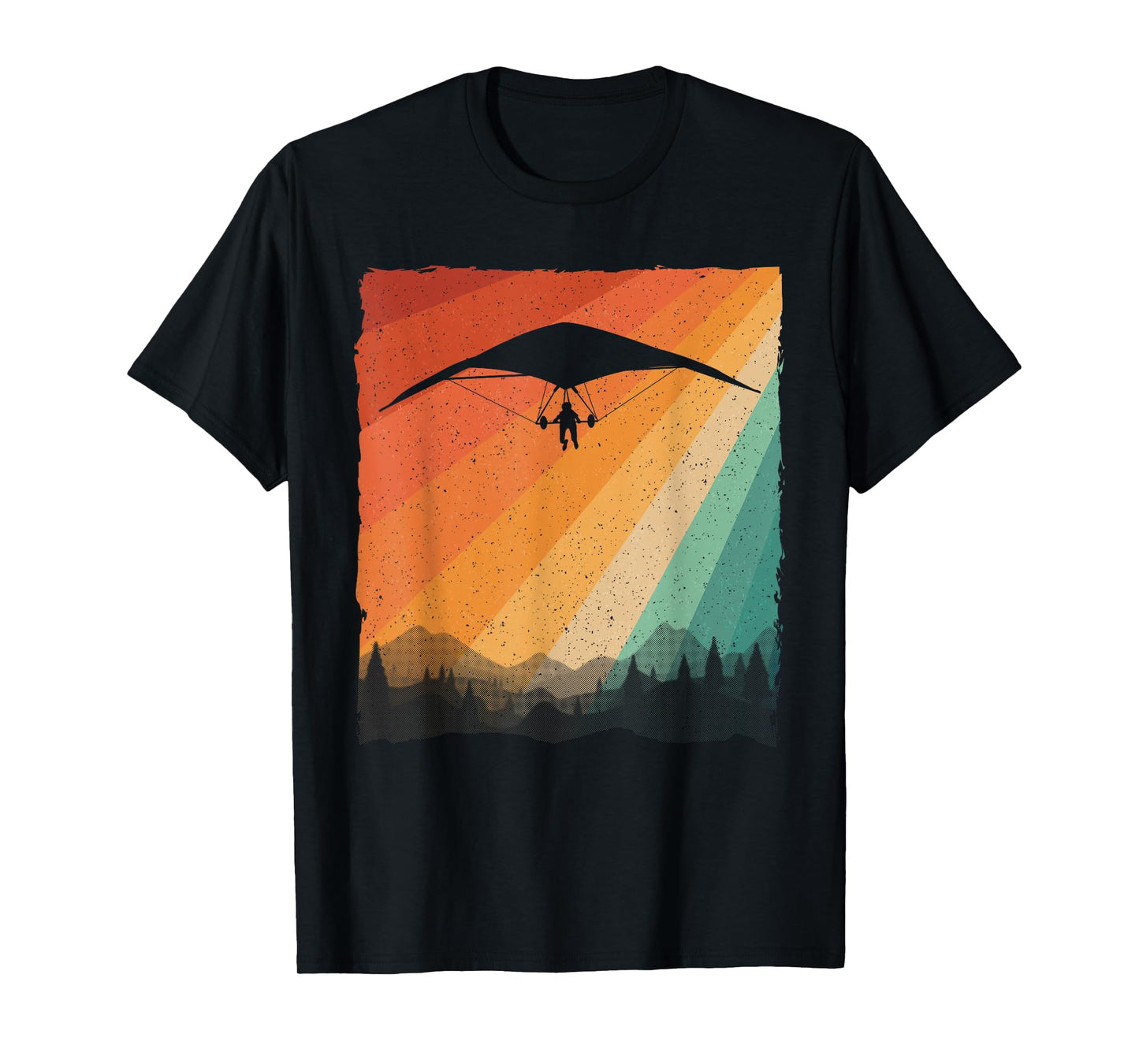 Vintage Hang Glider Design For Men Women Hang Gliding Lover T-Shirt