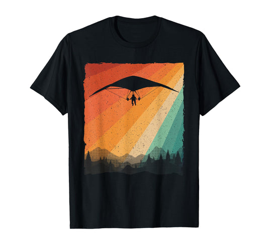 Vintage Hang Glider Design For Men Women Hang Gliding Lover T-Shirt
