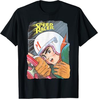 Manga Speed Racer Logo Close T-Shirt