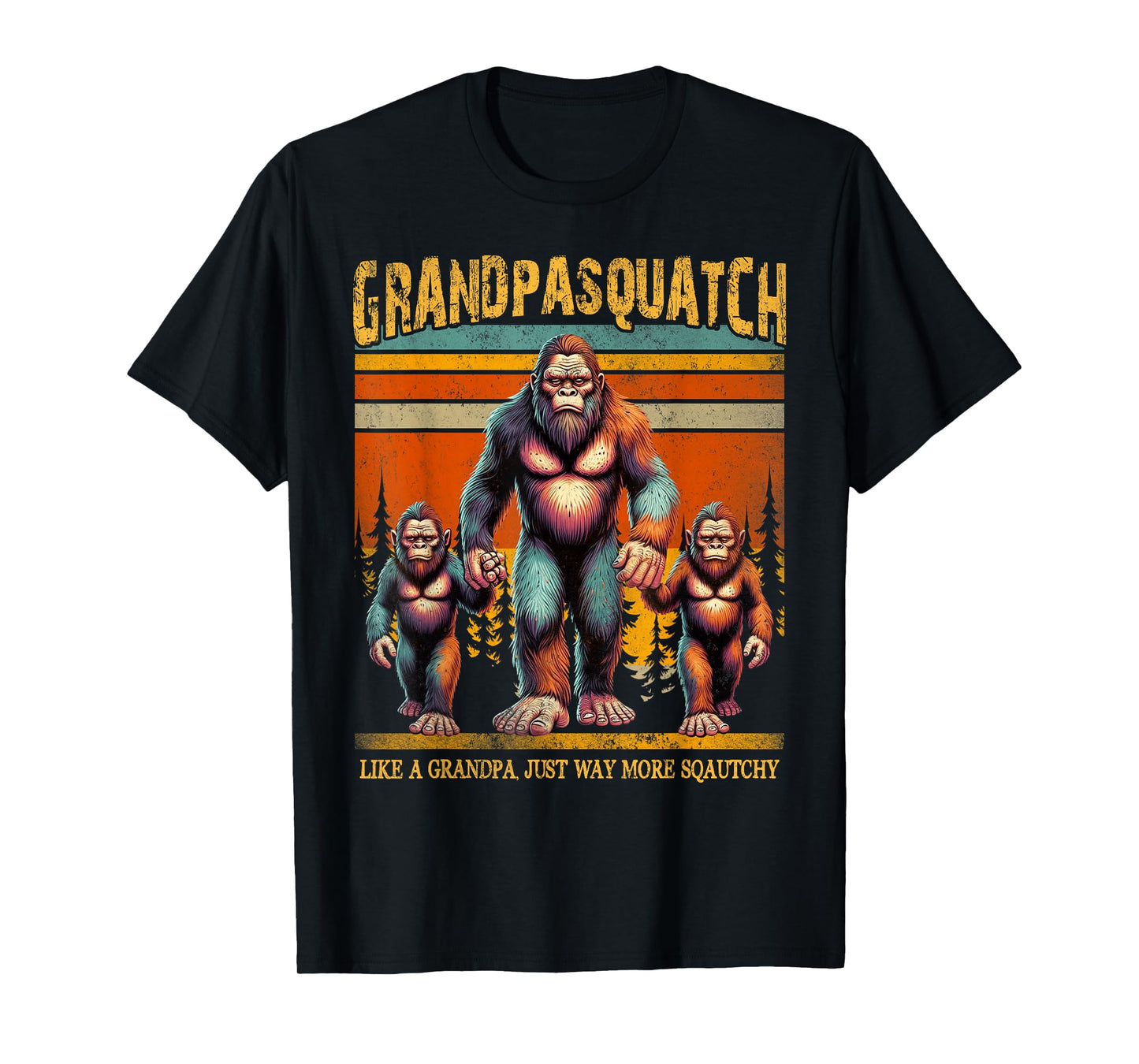 A Grandpa Like Me Is Hard To Find, Bigfoot Grandpa Sasquatch T-Shirt