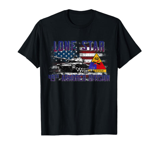 Veteran 49th Armored Division Lone Star Vintage Gifts T-Shirt