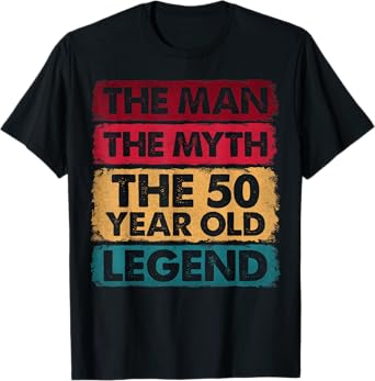 50th Birthday 50 Year Old Gifts Legend Limited Edition T-Shirt